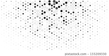 Medtech Biotech Background Pattern Texture, Clean Hexagon Scatter On White With Soft Halftone Flow, Modern Scientific BG Backdrop Wallpaper For Healthcare Dashboards And Reports. Vector Illustration. Medtech Biotech Background Pattern Texture, Clean Hexagon Scatter On White With Soft Halftone Flow, Modern Scientific BG Backdrop Wallpaper For Healthcare Dashboards And Reports. Vector Illustration. 133209330