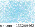 A retouched and color-processed illustration of a dot pattern resembling the blue droplets of shower water pouring down 133209462