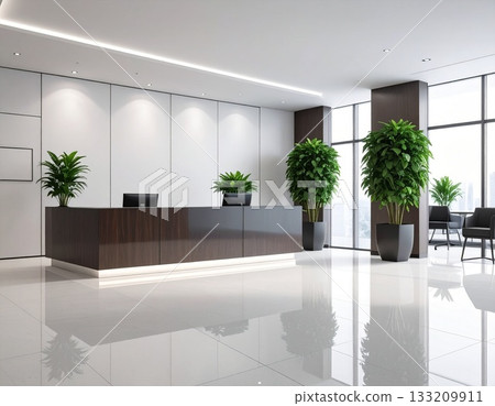 Modern architectural design room 133209911