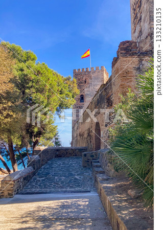 Sohail castle in the morning in Fuengirola, Spain Sohail castle in the morning in Fuengirola, Spain 133210135
