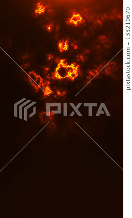 Vertical fire ash and bright orange embers rise through dark smoke creating a dynamic burning atmosphere. Hot cinematic particle texture with intense glowing sparks. Vertical fire ash and bright orange embers rise through dark smoke creating a dynamic burning atmosphere. Hot cinematic particle texture with intense glowing sparks. 133210670
