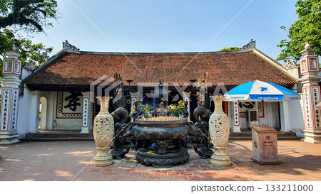 Exterior View Of Co Trach Temple Of Tran Temple Complex In Nam Dinh Province, Vietnam. 133211000
