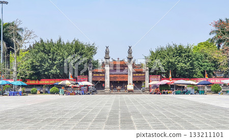 Main Entrance Of Tran Temple Complex In Thai Binh Province, Vietnam. 133211101