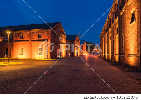 Night view of Maizuru Red Brick Park, Kyoto Prefecture Night view of Maizuru Red Brick Park, Kyoto Prefecture 133212076