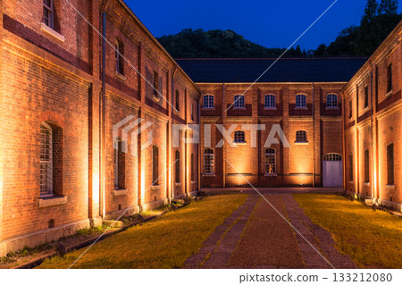 Night view of Maizuru Red Brick Park, Kyoto Prefecture 133212080