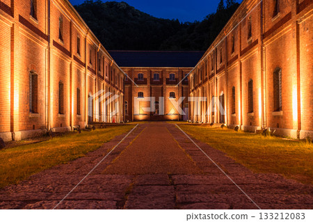 Night view of Maizuru Red Brick Park, Kyoto Prefecture Night view of Maizuru Red Brick Park, Kyoto Prefecture 133212083