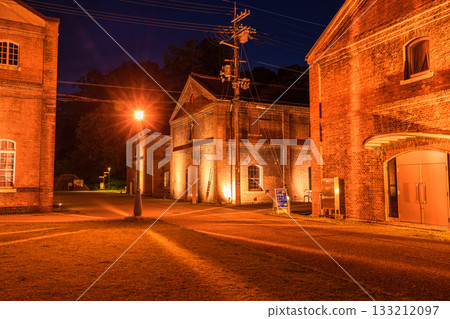 Night view of Maizuru Red Brick Park, Kyoto Prefecture Night view of Maizuru Red Brick Park, Kyoto Prefecture 133212097