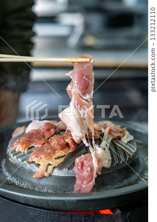 Thai Barbecue Grill with Pork and Seafood 133212110