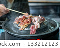 Thai Barbecue Grill with Pork and Seafood 133212123