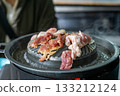 Thai Barbecue Grill with Pork and Seafood 133212124