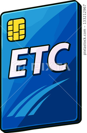 ETC card illustration 133212967