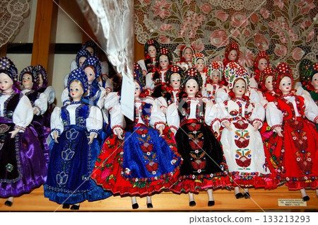 Beautiful Ukrainian dolls in national costumes 133213293