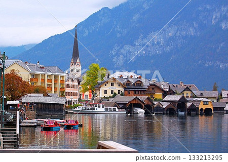 Church of the Assumption on Lake Hallstatt Church of the Assumption on Lake Hallstatt 133213295