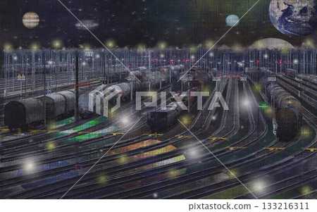 Galaxy Railroad Freight Station 133216311