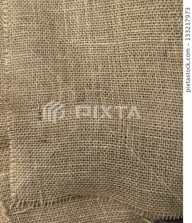 Burlap woven texture seamless. jute background close up Burlap woven texture seamless. jute background close up 133217973