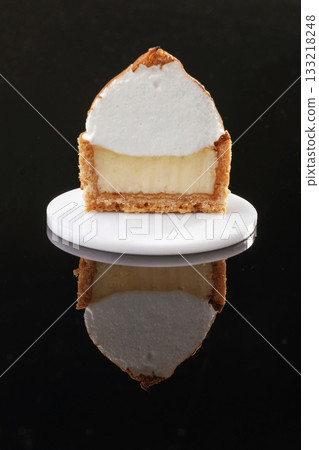 Very delicious. Desserts, sweets on the black background Very delicious. Desserts, sweets on the black background 133218248