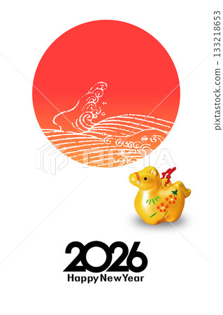 2026年新年賀卡 2026年新年賀卡 133218653