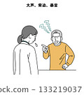 Customer harassment, illustration, hospital, loud voice, threats, abusive language Customer harassment, illustration, hospital, loud voice, threats, abusive language 133219037