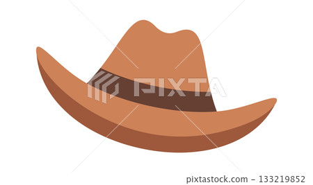 Retro cowboy hat traditional headwear 133219852