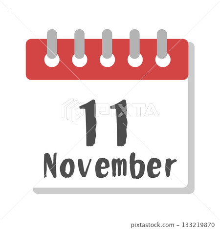 November calendar illustration November calendar illustration 133219870