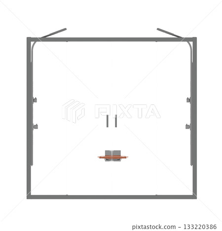 shower cabin isolated on transparent background, 3D illustration, cg render shower cabin isolated on transparent background, 3D illustration, cg render 133220386