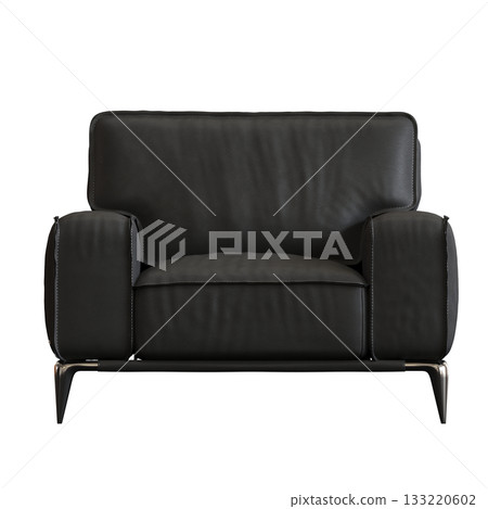 armchair isolate on a transparent background, comfortable furniture for home interior, 3D illustration, cg render armchair isolate on a transparent background, comfortable furniture for home interior, 3D illustration, cg render 133220602