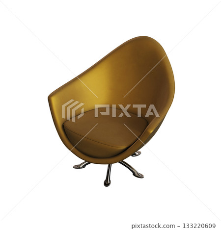 armchair isolate on a transparent background, comfortable furniture for home interior, 3D illustration, cg render armchair isolate on a transparent background, comfortable furniture for home interior, 3D illustration, cg render 133220609