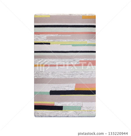 carpet for interior isolated on transparent background, home decor, 3D illustration, cg render 133220944