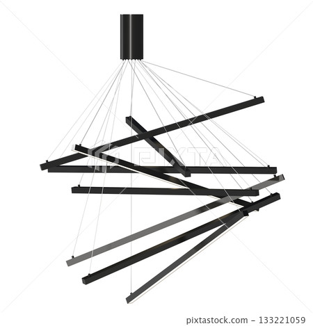 chandelier on the ceiling isolated on transparent background, hanging lamp, pendant light, 3D illustration, cg render chandelier on the ceiling isolated on transparent background, hanging lamp, pendant light, 3D illustration, cg render 133221059