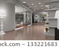 commercial premises, shop, interior visualization, 3D illustration commercial premises, shop, interior visualization, 3D illustration 133221683