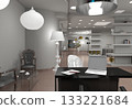 commercial premises, shop, interior visualization, 3D illustration commercial premises, shop, interior visualization, 3D illustration 133221684