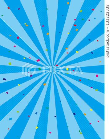 Light blue radiation pop background 133222338