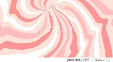 Twisted pink liquid candy pattern. Creamy fluid texture starburst background. Retro spiral sun rays backdrop. Vector wavy dynamic lines decoration. Carnival party stripes design Twisted pink liquid candy pattern. Creamy fluid texture starburst background. Retro spiral sun rays backdrop. Vector wavy dynamic lines decoration. Carnival party stripes design 133222997