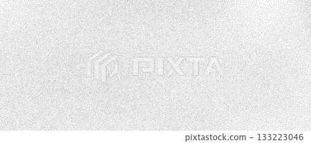 Particle stipple overlay subtle noise gradient. Sand dots grunge background texture. Halftone points pattern. Vector shade abstract retro all design background. Stippled grunge cover wallpaper 133223046