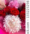 Bouquet of different beautiful flowers 133223298