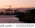 Cape Town Commercial Shipping Docks At Dawn 133223920