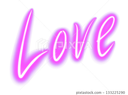 Neon Sign Word Love, Retro 80s 70s Disco Lettering. Valentine's Day Templates Design Element Png Neon Sign Word Love, Retro 80s 70s Disco Lettering. Valentine's Day Templates Design Element Png 133225290