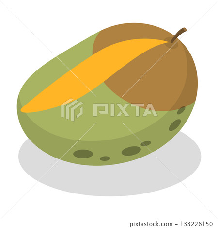 3D Isometric Flat Vector Set of Mango Fruit, Whole Fruits And Sliced Pieces. Item 3 3D Isometric Flat Vector Set of Mango Fruit, Whole Fruits And Sliced Pieces. Item 3 133226150