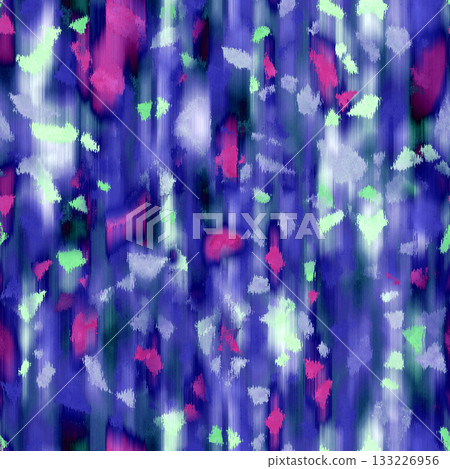 A seamless pattern with a blur effect in multicolored shades. Vertical dynamics, abstraction for textiles and surface design (1) 133226956