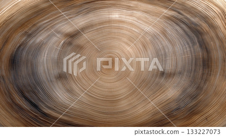 Detailed View of Tree Trunk Cross Section Showing Distinct Growth Rings Over Time Detailed View of Tree Trunk Cross Section Showing Distinct Growth Rings Over Time 133227073