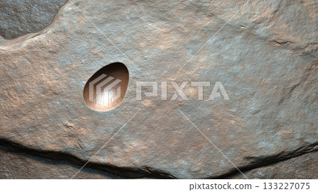 Unique Fossil Imprint on Smooth Stone Surface Discovered in an Ancient Sedimentary Layer Unique Fossil Imprint on Smooth Stone Surface Discovered in an Ancient Sedimentary Layer 133227075