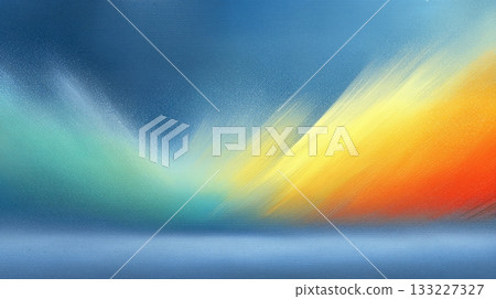 Vibrant Colors Blend Harmoniously Against a Cobalt Blue Background in a Dynamic Abstract Artwork Vibrant Colors Blend Harmoniously Against a Cobalt Blue Background in a Dynamic Abstract Artwork 133227327