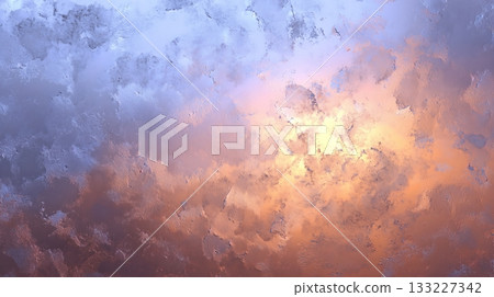 Bright Colors Dance in the Sky as Sunset Casts a Golden Hue Over a Tranquil Landscape Bright Colors Dance in the Sky as Sunset Casts a Golden Hue Over a Tranquil Landscape 133227342