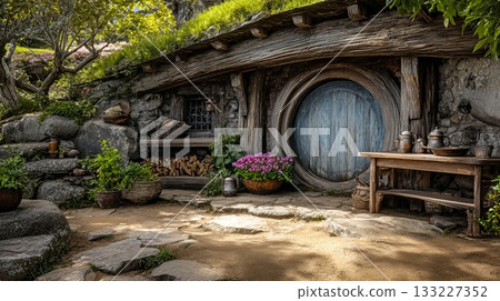 Celebrate Hobbit Day With a Charming Hobbit House in a Lush Garden Setting Celebrate Hobbit Day With a Charming Hobbit House in a Lush Garden Setting 133227352