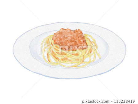 meat sauce pasta 133228419