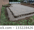 Construction work: crushed stone paving 133228426