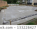 Construction site waste concrete 133228427