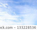 Sky and thin clouds autumn sky background 133228536