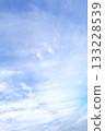 Autumn sky background with sky and flowing thin clouds vertical 133228539