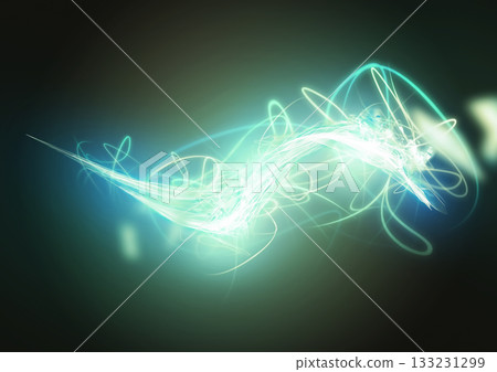 閃耀的抽象藍色煙霧漩渦 閃耀的抽象藍色煙霧漩渦 133231299